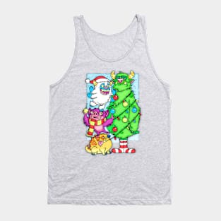 Monsters Christmas Tank Top